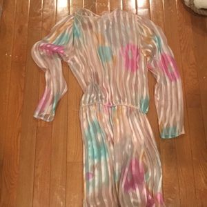 Sheer midi/maxi dress